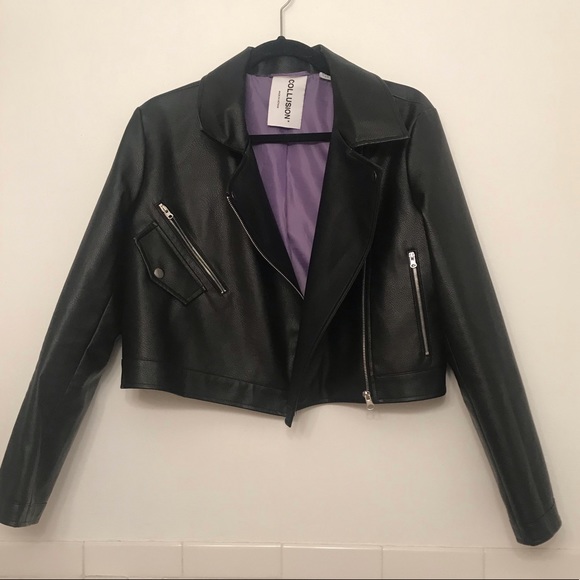 SOLD ASOS leather jacket - Picture 5 of 5